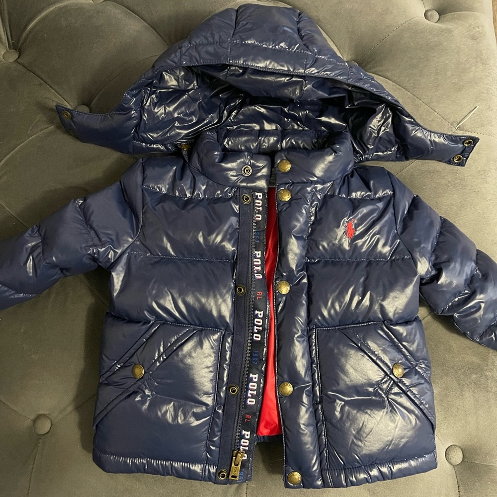 Baby Ralph Lauren polo puffer coat